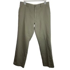 Tori Richard | Khaki Woven Chino Straight Leg Pants
